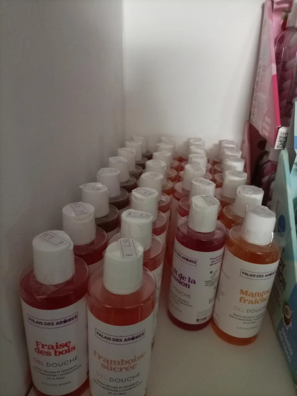 lot de 20 gel douche palais des aromes